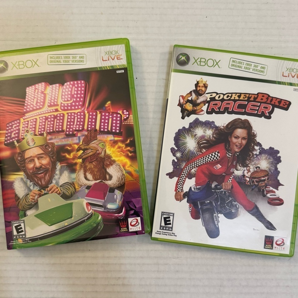 Xbox Big Bumpin & PocketBike Racer Rated E Video Games